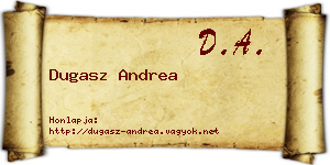 Dugasz Andrea névjegykártya